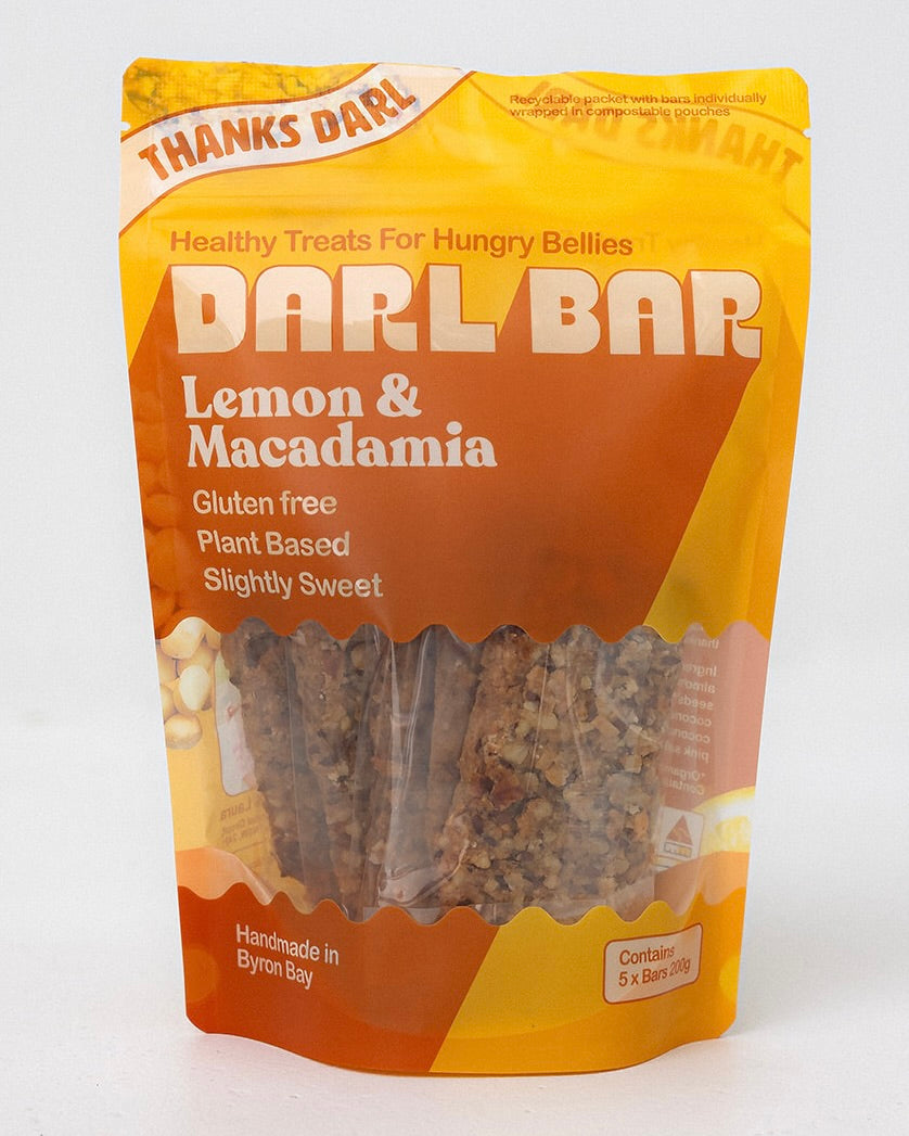 Darl Bars - Lemon & Macadamia
