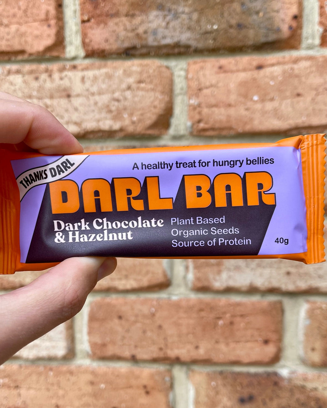 Darl Bar 40g - Hazelnut & Dark Chocolate
